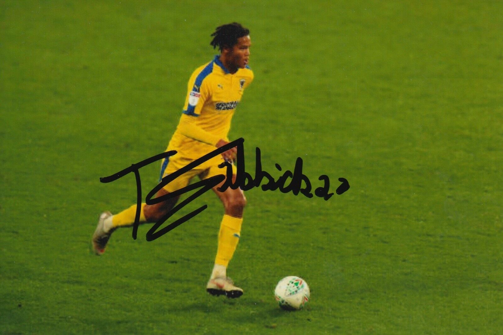 TOBY SIBBICK HAND SIGNED AFC WIMBLEDON 6X4 Photo Poster painting 7.