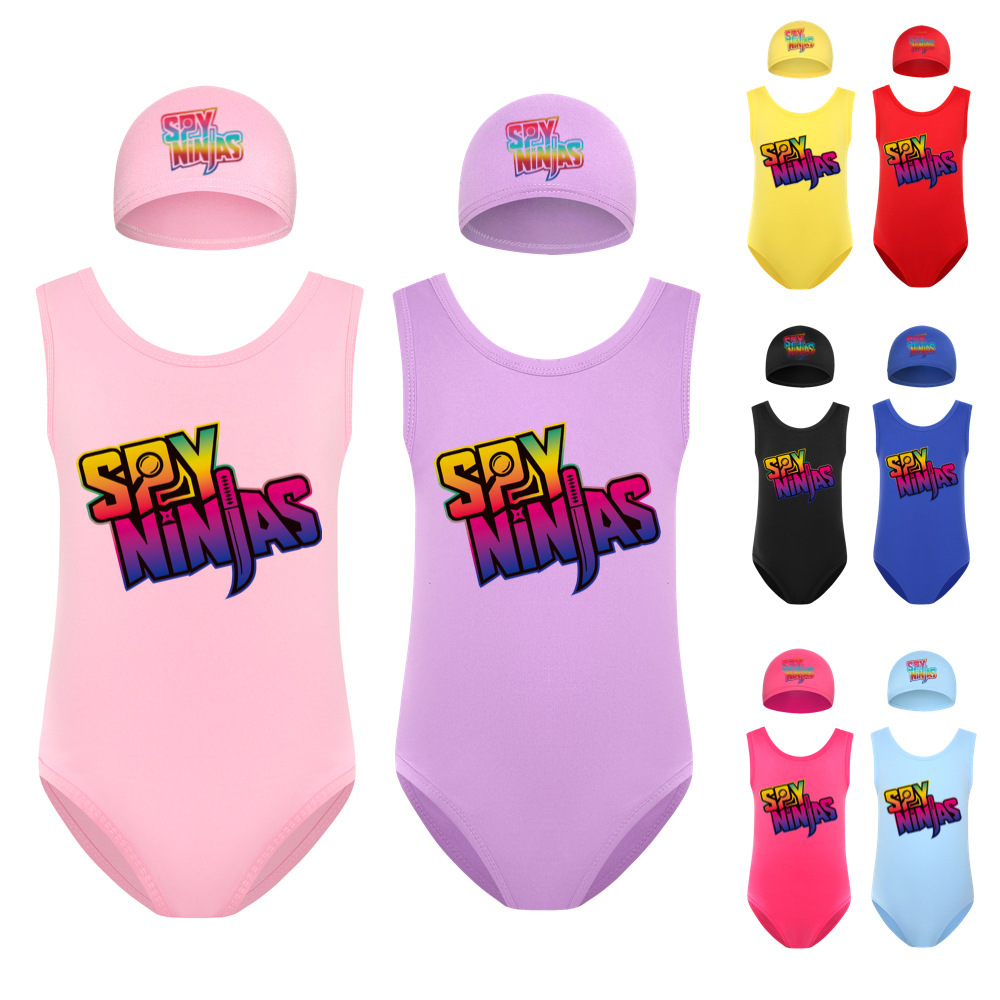 Spy Ninjas Kids Swimwear and Cap Set