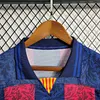 2023/2024 Barcelona Training Wear Red and Blue Jersey