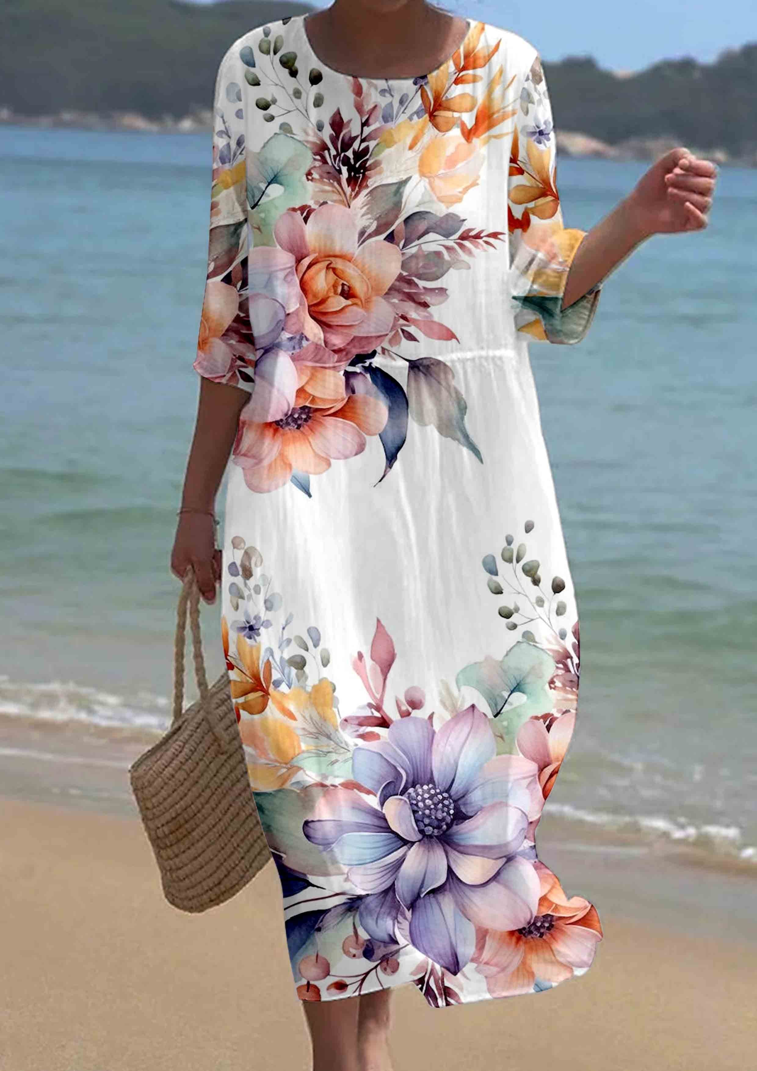 Floral Print Resort Dress