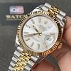 Rolex DateJust 41 m126333-0002 Two Tone Yellow gold on Jubilee with Silver Dial Super clone