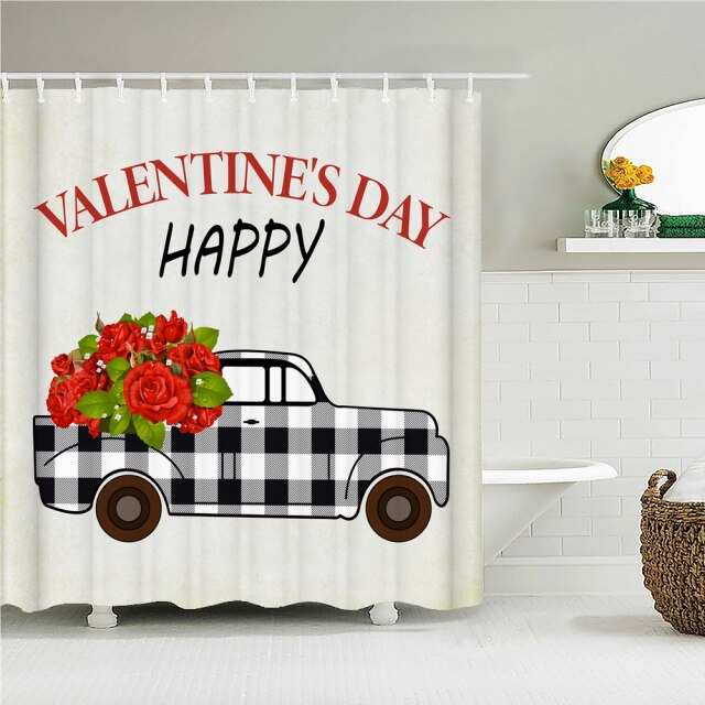 

Shower Curtain – Happy Valentine\\\ s Day-180*180cm, 501 Original