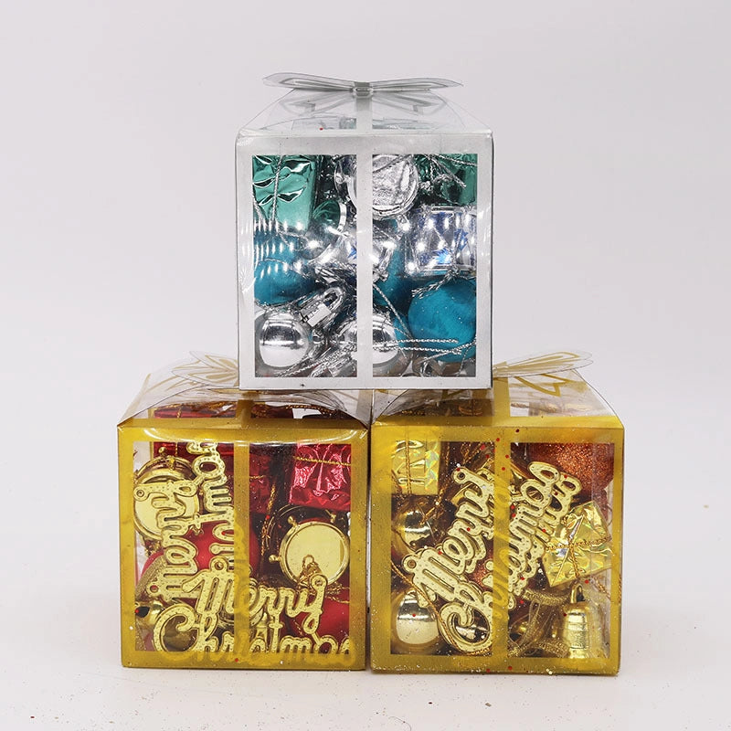 Christmas Trumpet Christmas Tree Accessories Luxury Boxed Pendant 26 Accessories Many Boxes Selection Spot