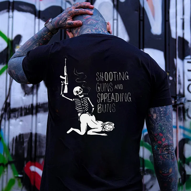 Hooting Guns And Spreading Buns T-Shirt