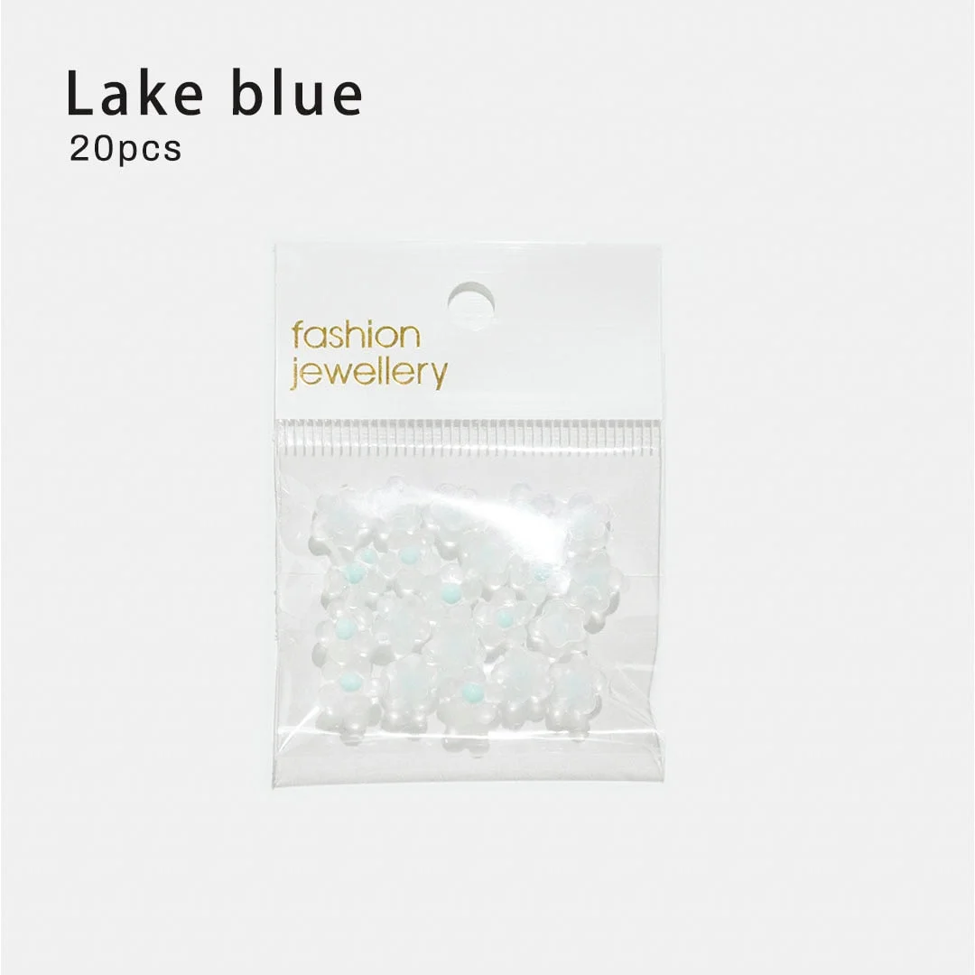 Beautizon Colorful Flowers Cute Love Nail Jewelry High Quality Nail Jewelry Manicure Accessories DIY Nail Art Decorations