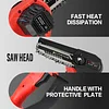 Mini Chainsaw 6-Inch with 2 Battery Mini Electric Chain Saws Cordless Handheld Portable Small Chainsaw for Wood Cutting
