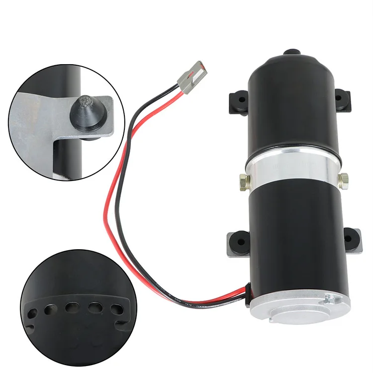 SEBLAFF Convertible Top Power Motor Hydraulic Pump Rear Side Black Replacement for 1994-2004 Mustang PTM-3