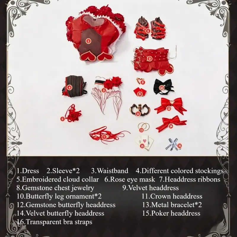 [Wetrose] Pre-Order Wuthering Waves Phrolova Fallen Wonderland Dress Game Outfit Cosplay Costume 