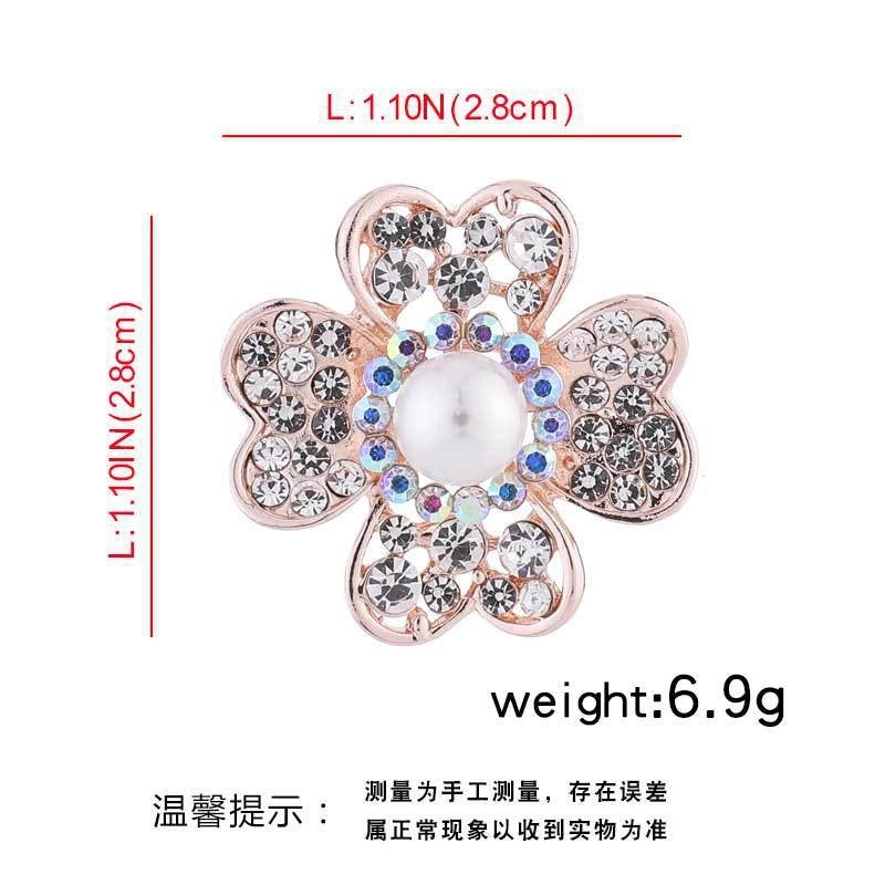 Elegant Glam Pin Heart Shape Flower Bow Knot Alloy Plating Artificial Pearls Women’s Brooches
