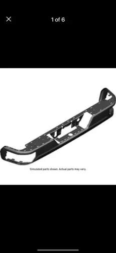 Dronehint GM GENUINE PARTS PRIMED REAR BUMPER IMPACT BAR Parts