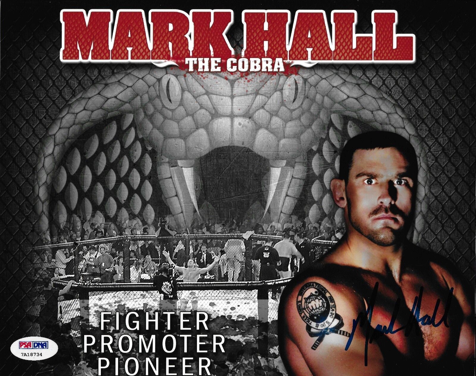 Mark Hall Signed 8x10 Photo Poster painting PSA/DNA COA Picture Autograph UFC 7 9 10 UU95 UU96 1