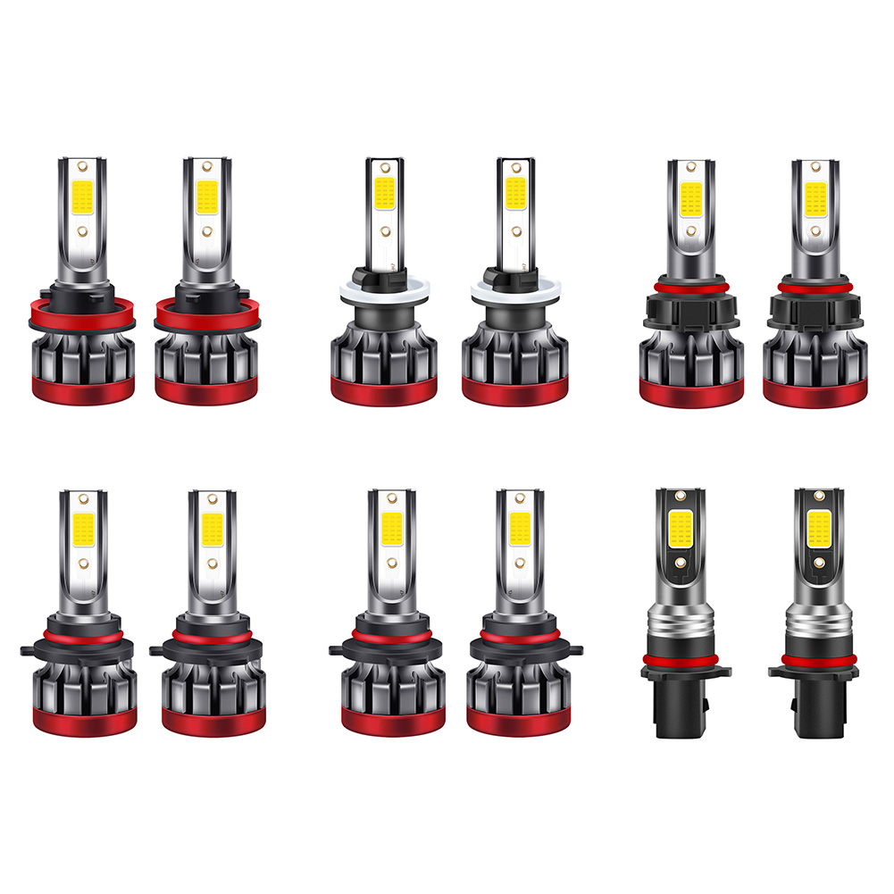 

1pair 30W LED Car Headlights 3000K High Brightness Front Foglight Lamp Bulb, H8/h11, 501 Original