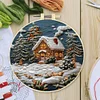 Xmas House-Embroidery Kit
