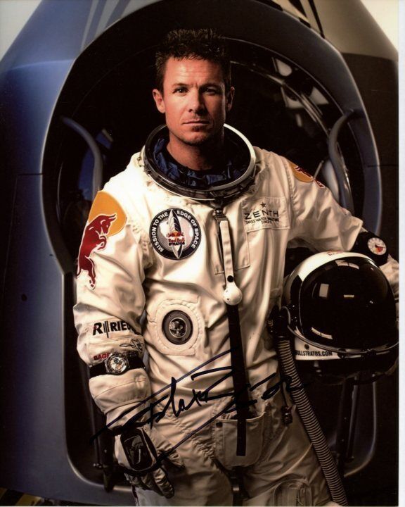 FELIX BAUMGARTNER Signed Autographed Photo Poster painting