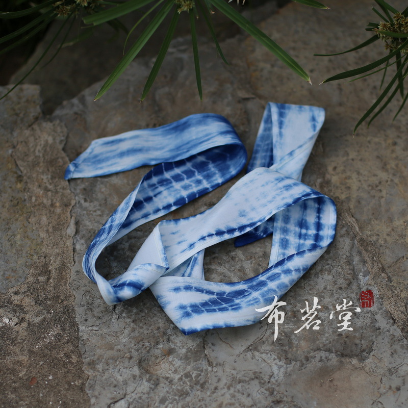 LuxeSilkFlow Artisanal Hand-Dyed Ribbon | Multi-Purpose Hanfu Sash & Accessory