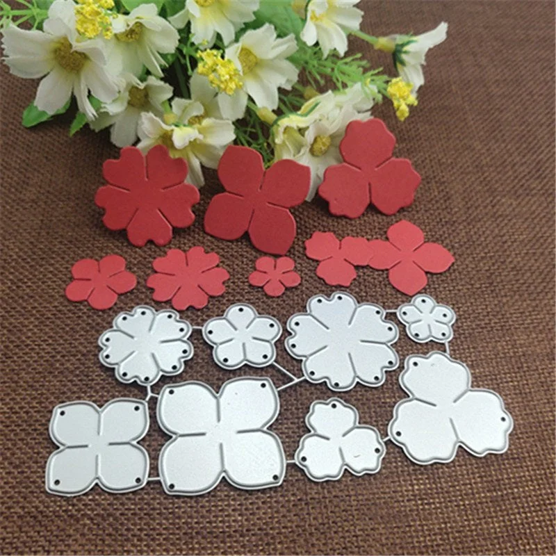 Flowers Metal Cutting Dies for DIY Scrapbooking Album Paper Cards Decorative Crafts Embossing Die Cuts