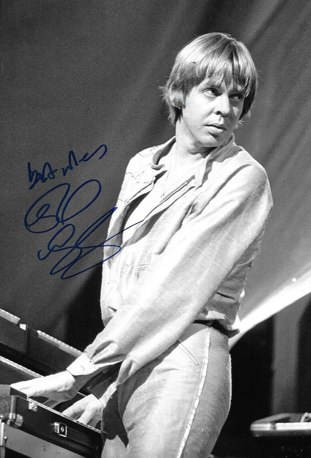 Rick Wakeman Signed 12x8 Photo Poster painting AFTAL