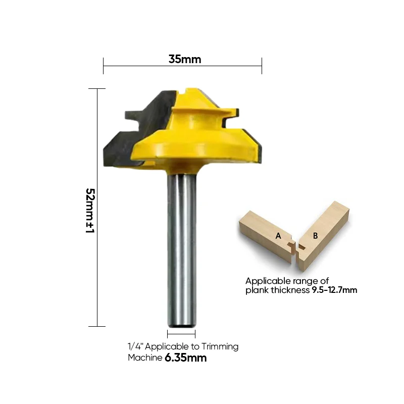 SAKER® 45°Lock Miter Router Bit