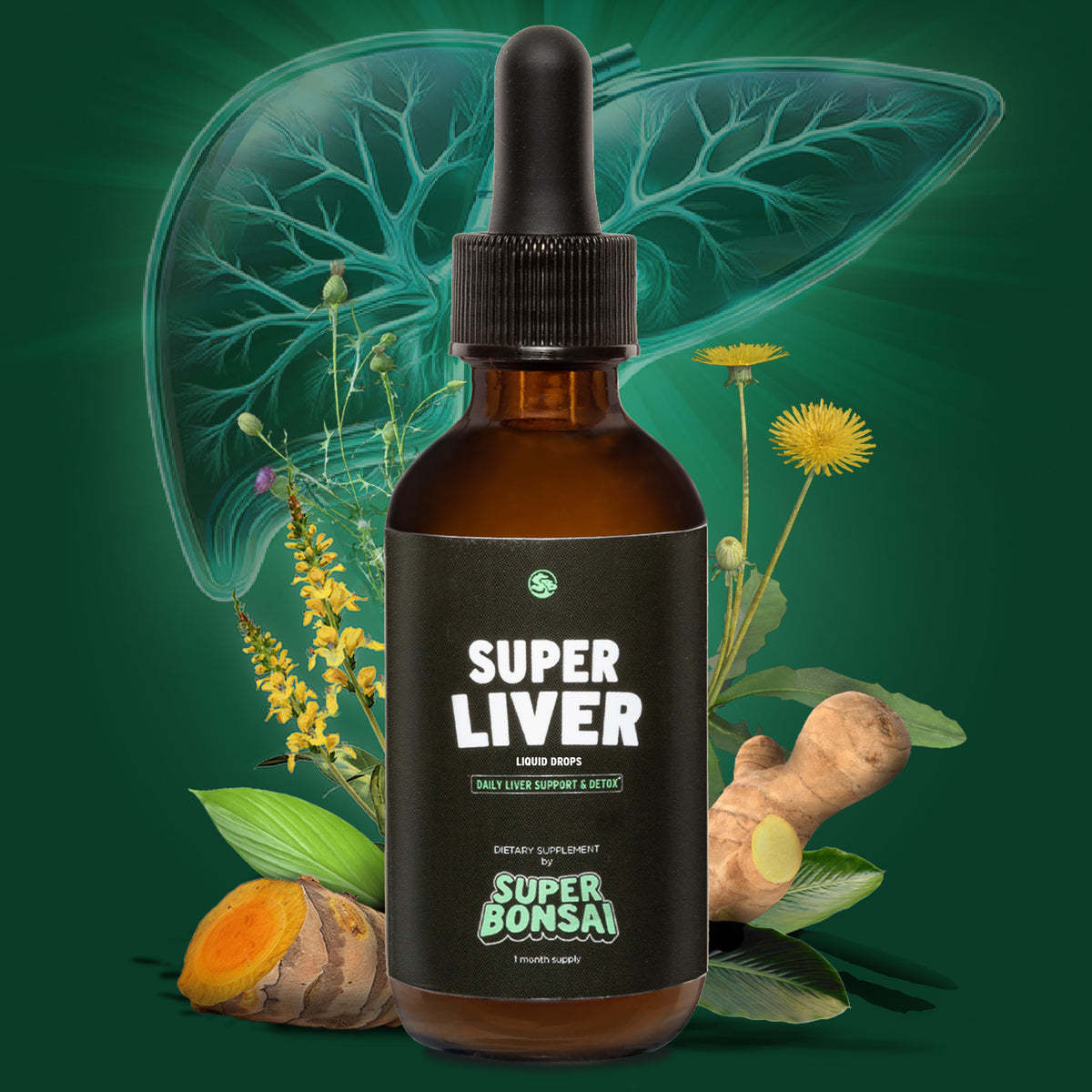 Super Liver Detox Drops – Daily Herbal Liver Support