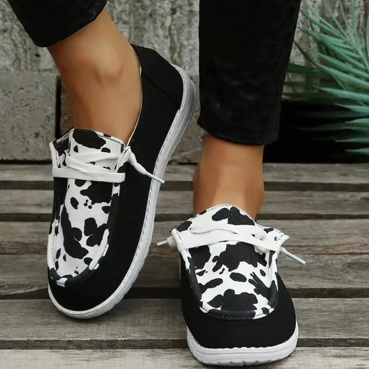 Women's Wild Wendy Cow Print Boho Shoes