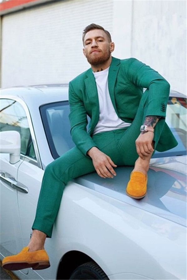 Dark Green 2 Pieces Luis Glamorous Txedo Suit For Wedding On Sale | Ballbellas Ballbellas