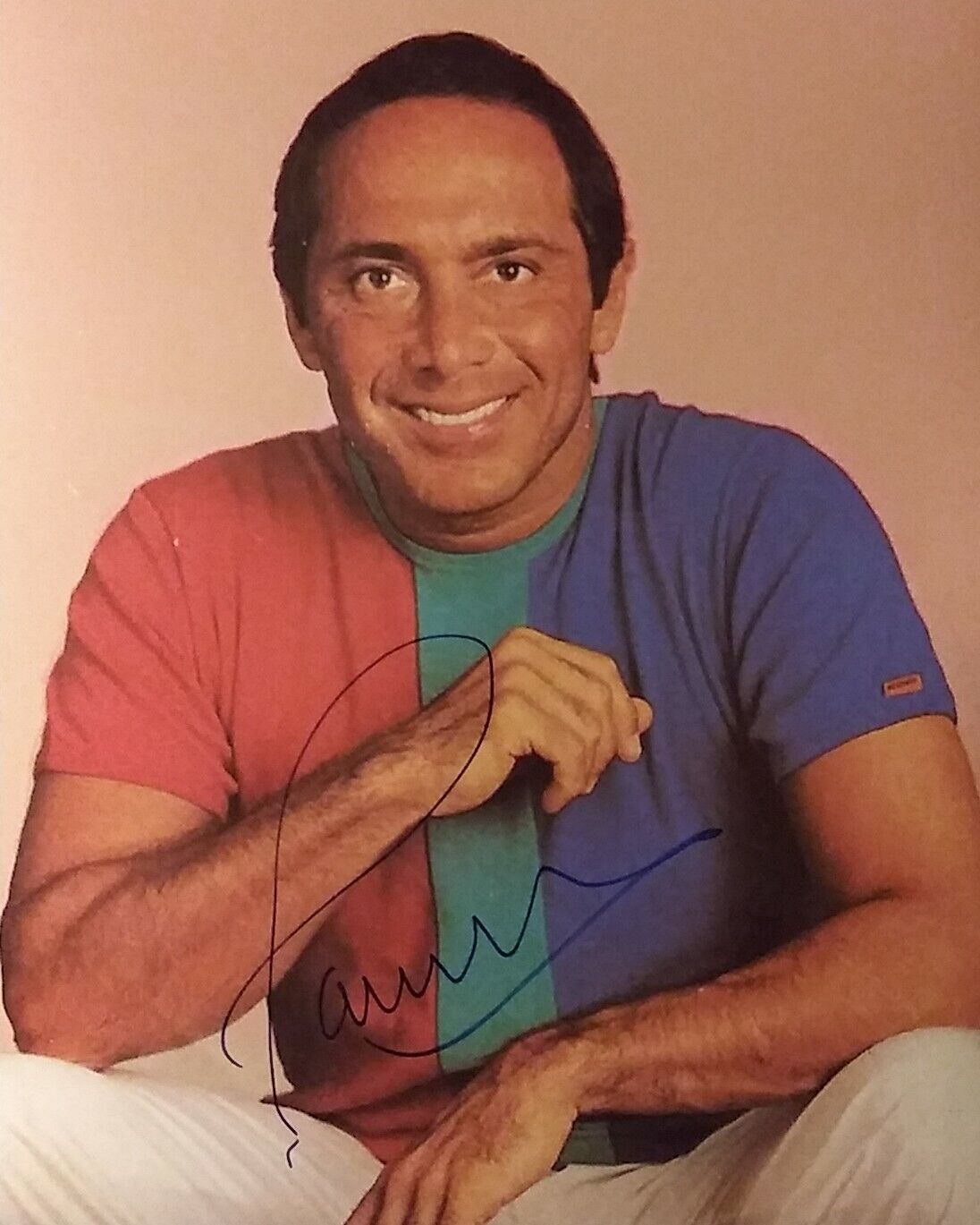 Paul Anka signed 8 x 10