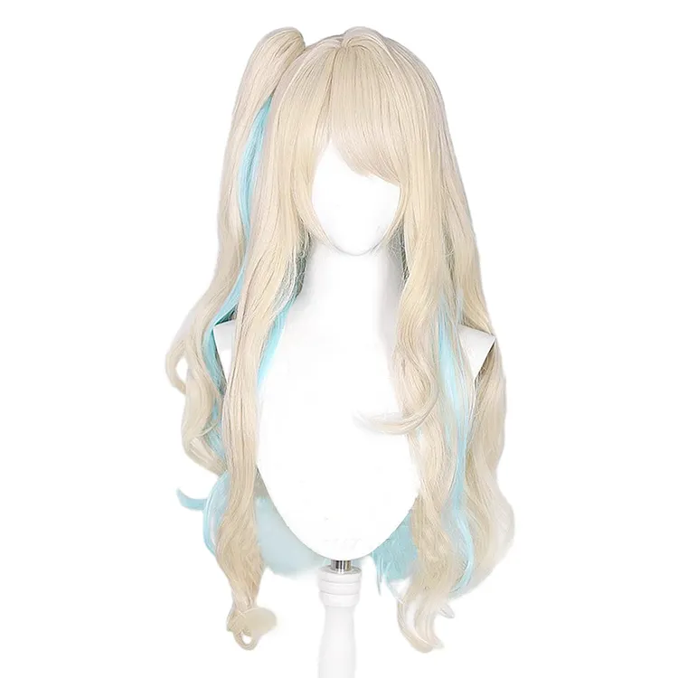 Kimizero (2023) Shirakawa Runa Yellow Wig Cosplay Accessories Halloween Carnival Props