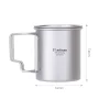 Outdoor titanium cup pure titanium water cup camping portable tea cup coffee cup titanium alloy folding mug