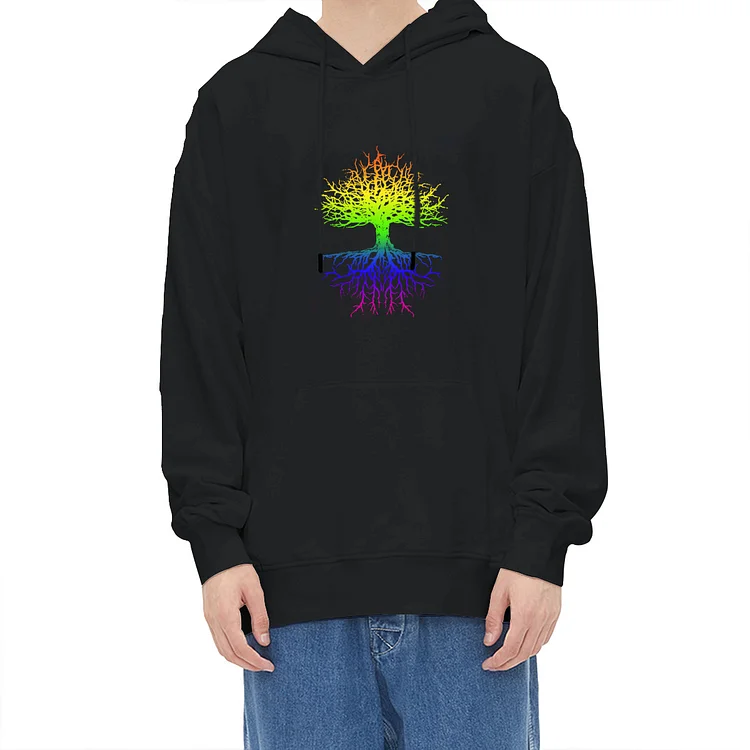 Rainbow Colorful - Tree Of life Hoodie