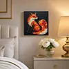 DIY Pre-Framed Fox Button Art Canvas Kit