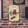 Cat - Vintage Metal Signs - 20*30cm