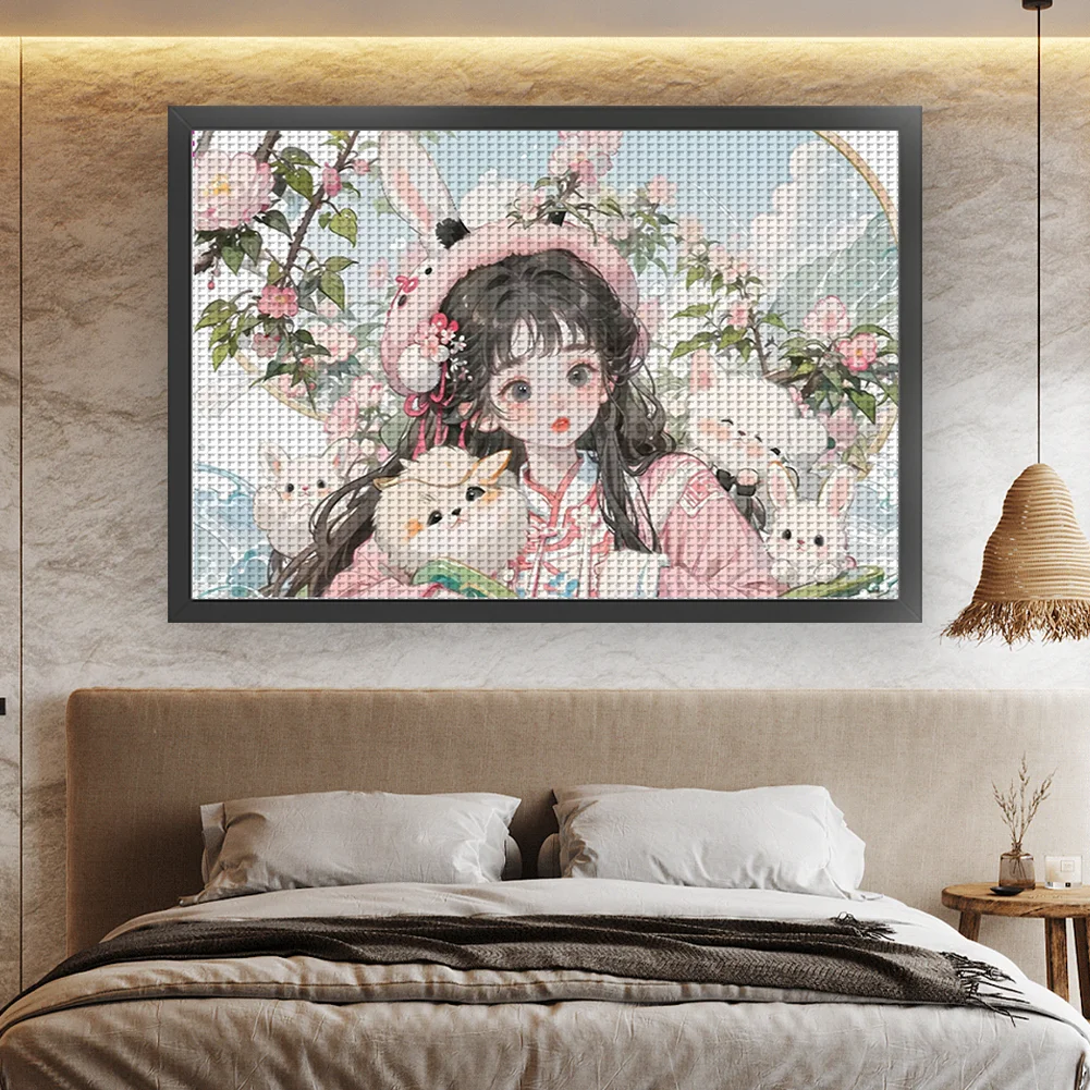 11CT Full Stamped Cross Stitch - Tiger(Canvas|60*40CM) - Eco-Friendly Cotton Thread