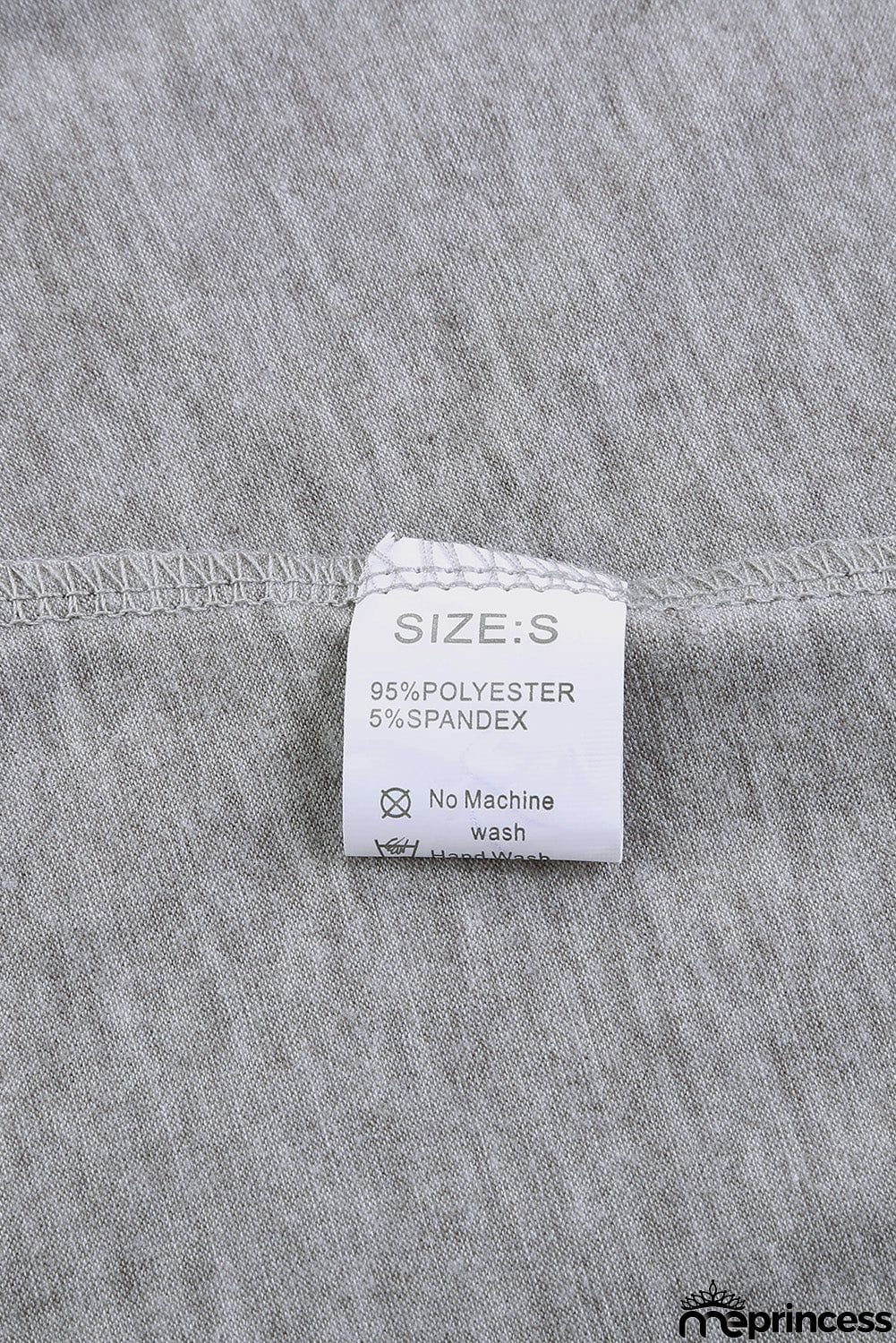 V Neck Stars Print Gray T-shirt