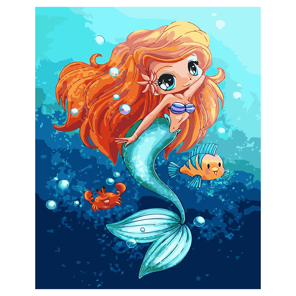 

40*50cm - Painting By Numbers - Mermaid, 501 Original