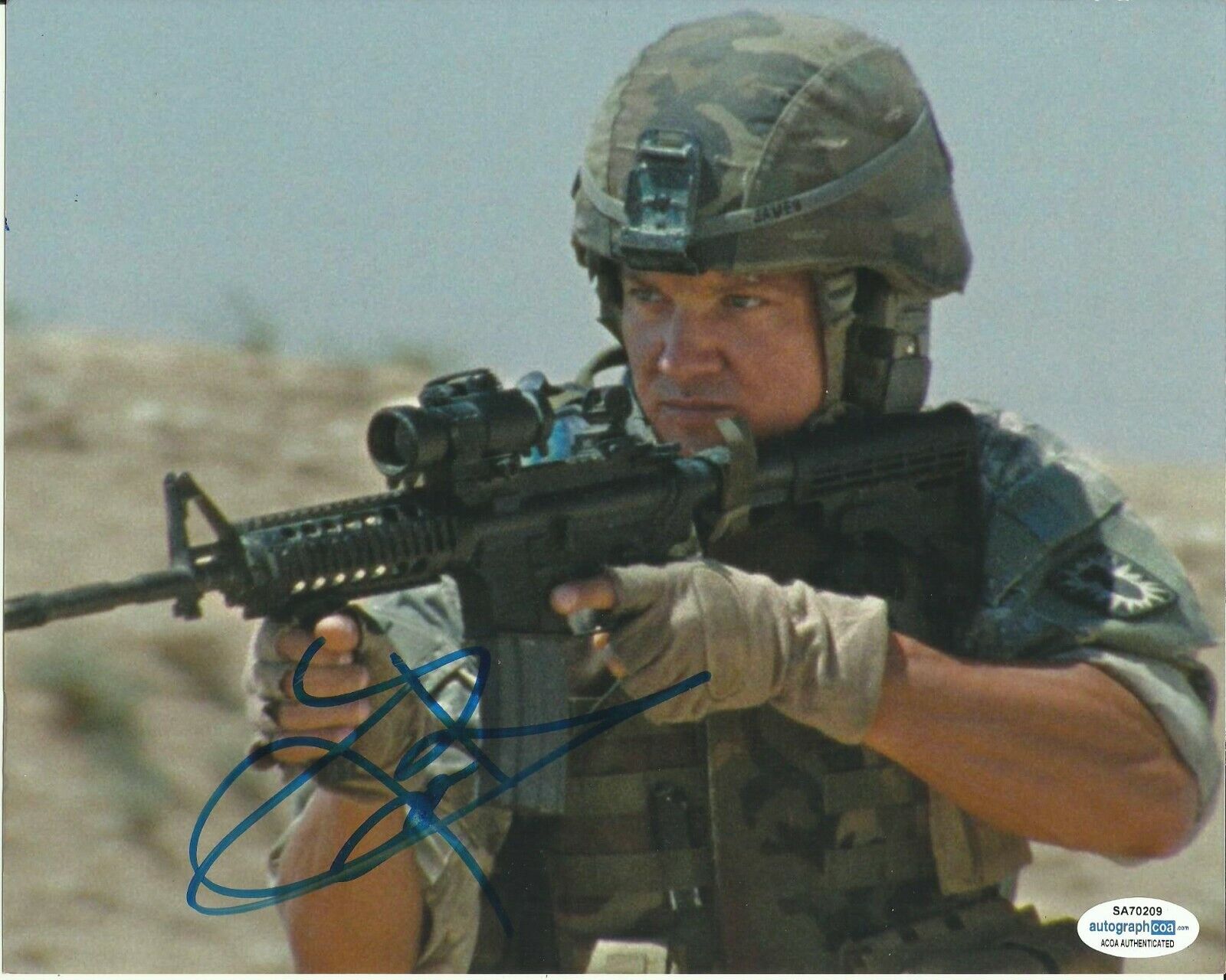 JEREMY RENNER SIGNED HURT LOCKER Photo Poster painting UACC REG 242 ALSO ACOA CERTIFIED