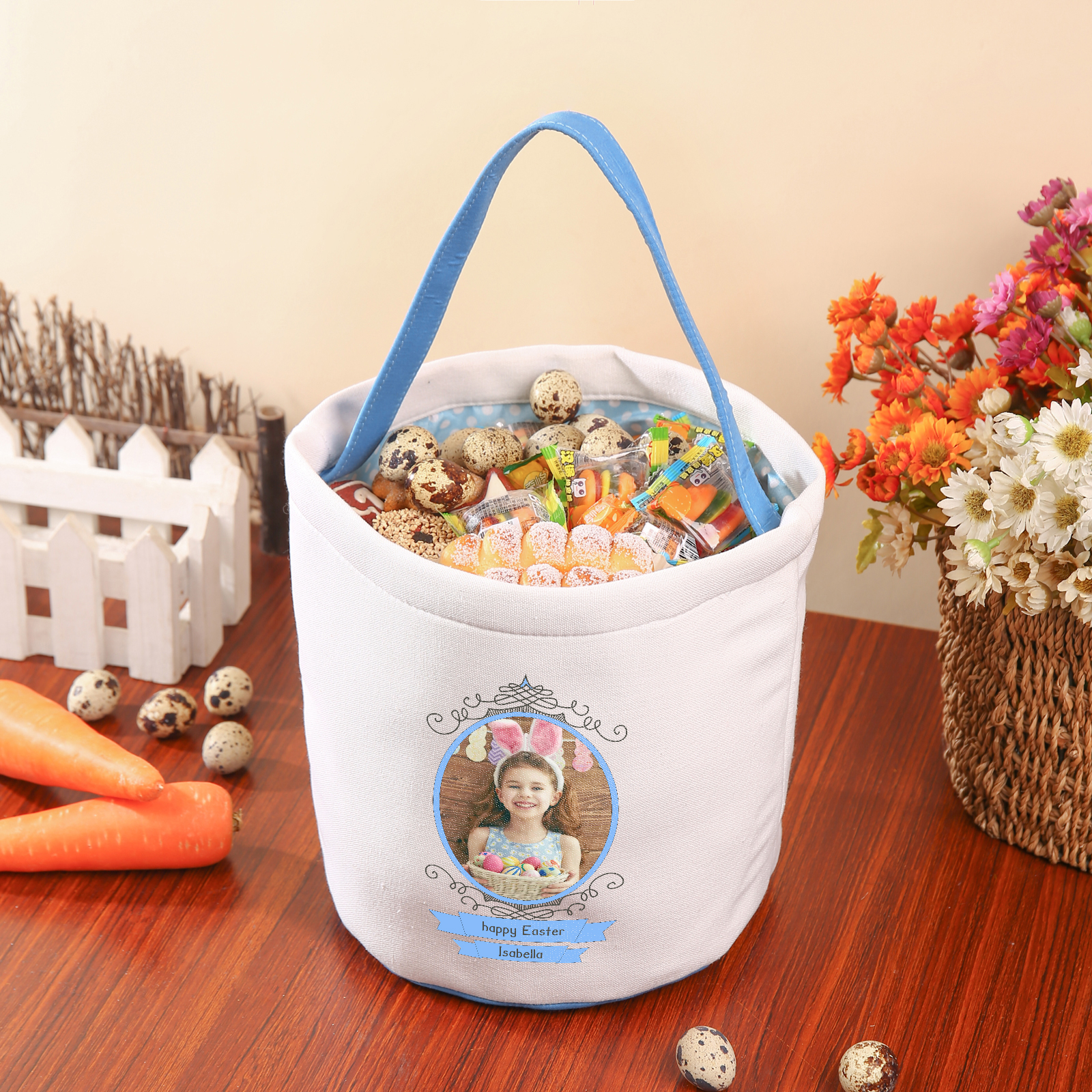 Borsa Di Tela Per La Spesa 75° Compleanno - Cotone 100% 42x38 Cm