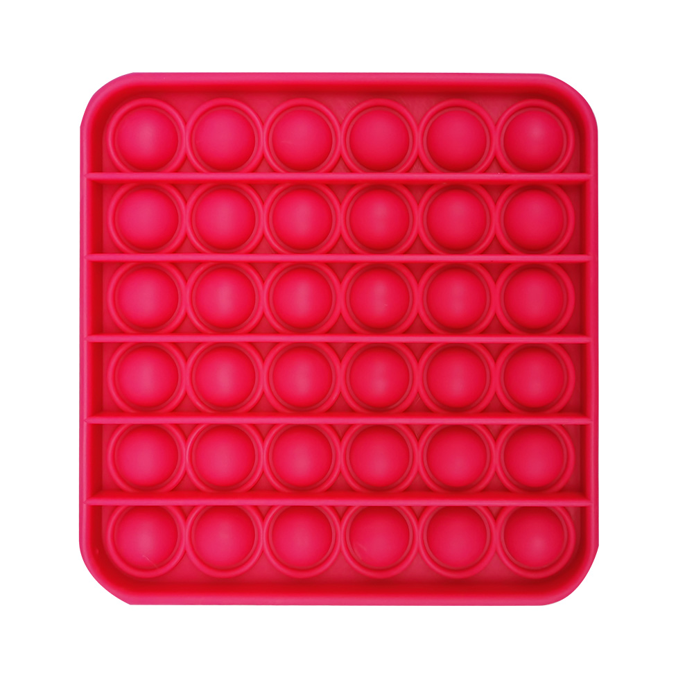 

Push Bubble Decompression Sensory Toys Puzzle Squeeze Toy (Rose Red), 501 Original