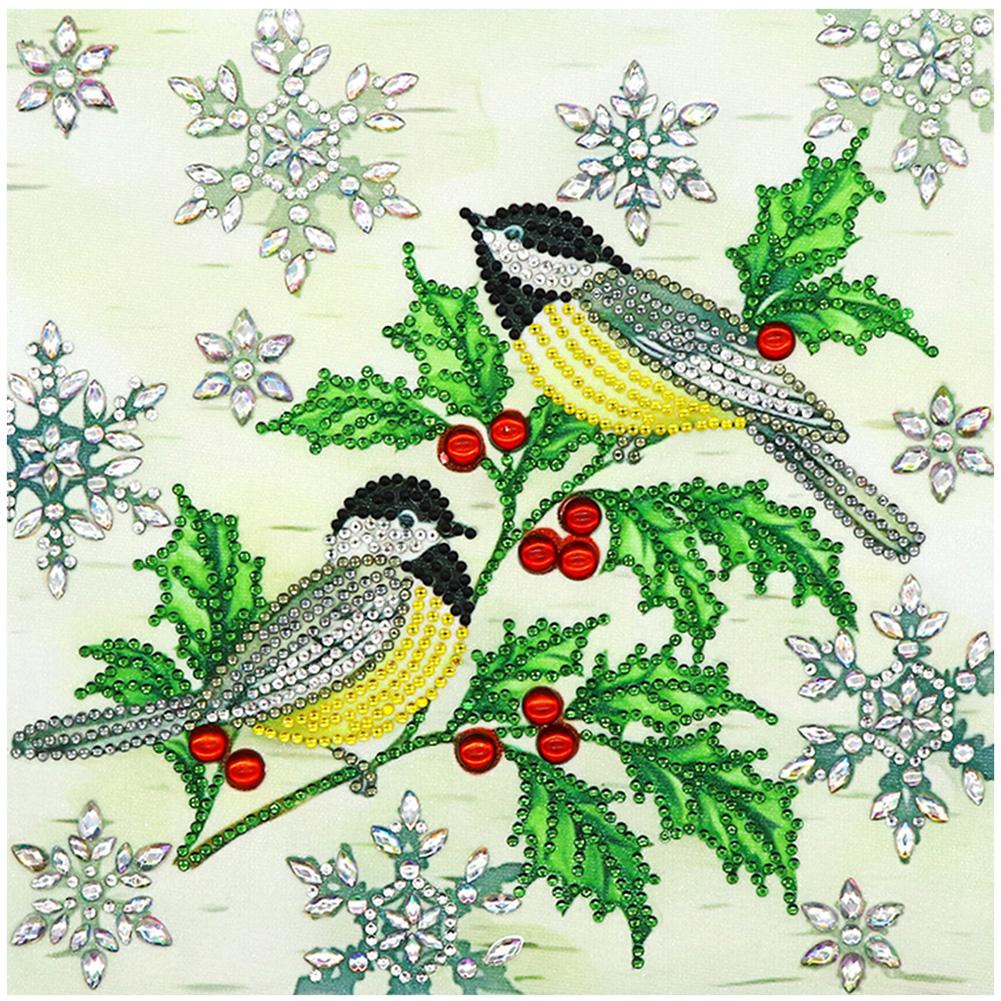 

30*30CM - Magpie - Special-Shaped Drill Diamond Painting, 501 Original
