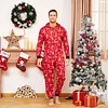 Reindeer Christmas Family Matching Pajama Dad Mom Kid Baby