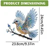 2D Flat DIY Bird Diamond Art Pendant Diamond Painting Set Home Wall Decor