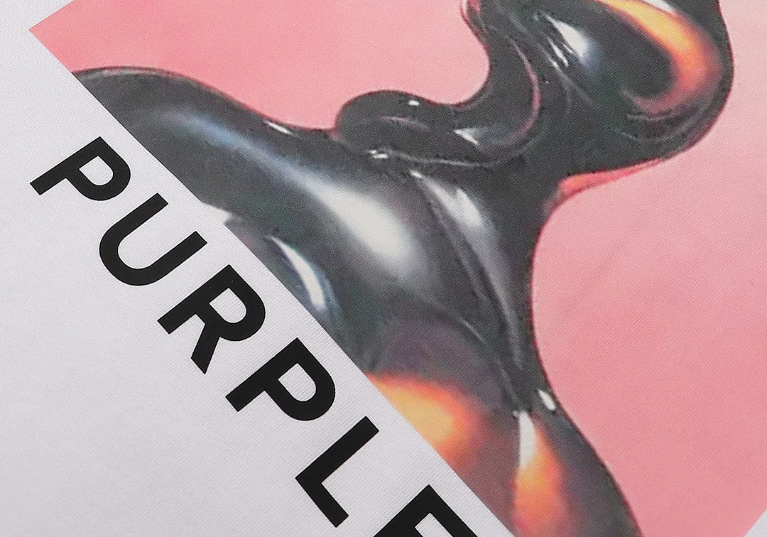 Purple 2023 new fashion T-shirt short sleeves