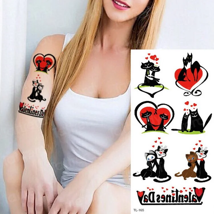 temporary tattoo sexy tattoo kiss love tattoo sticker woman tatoo fake waterproof temporary tattoos for girls bikini body art