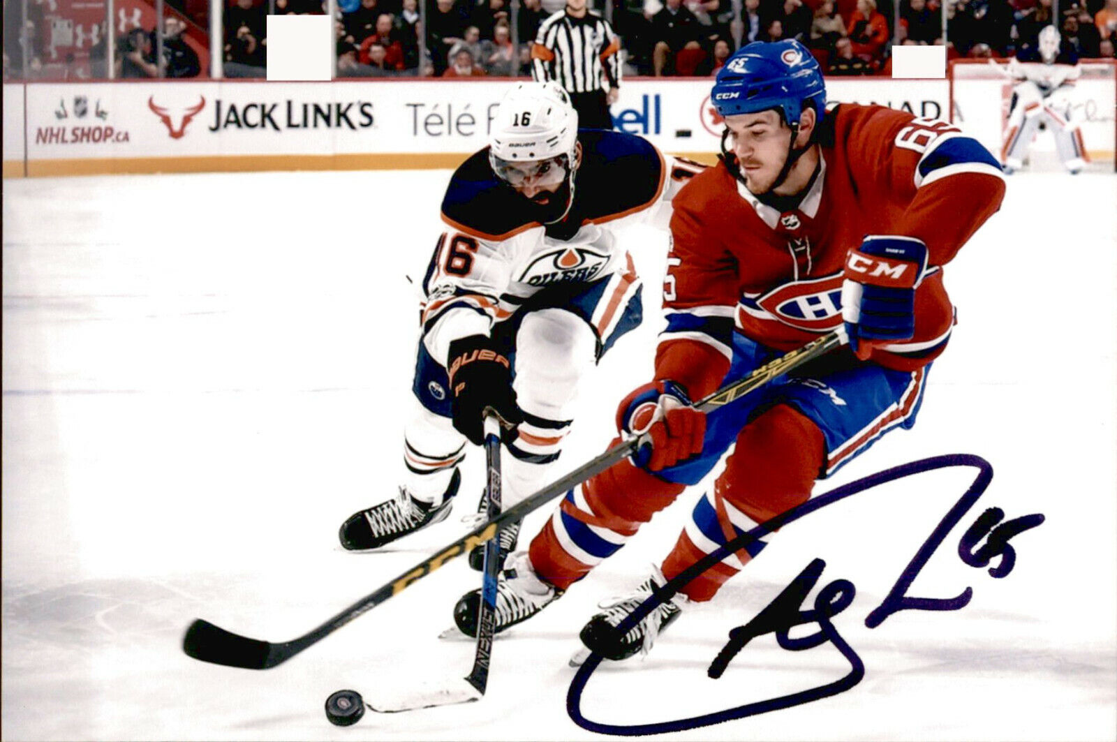 Andrew Shaw SIGNED 4X6 Photo Poster painting MONTREAL CANADIENS #5