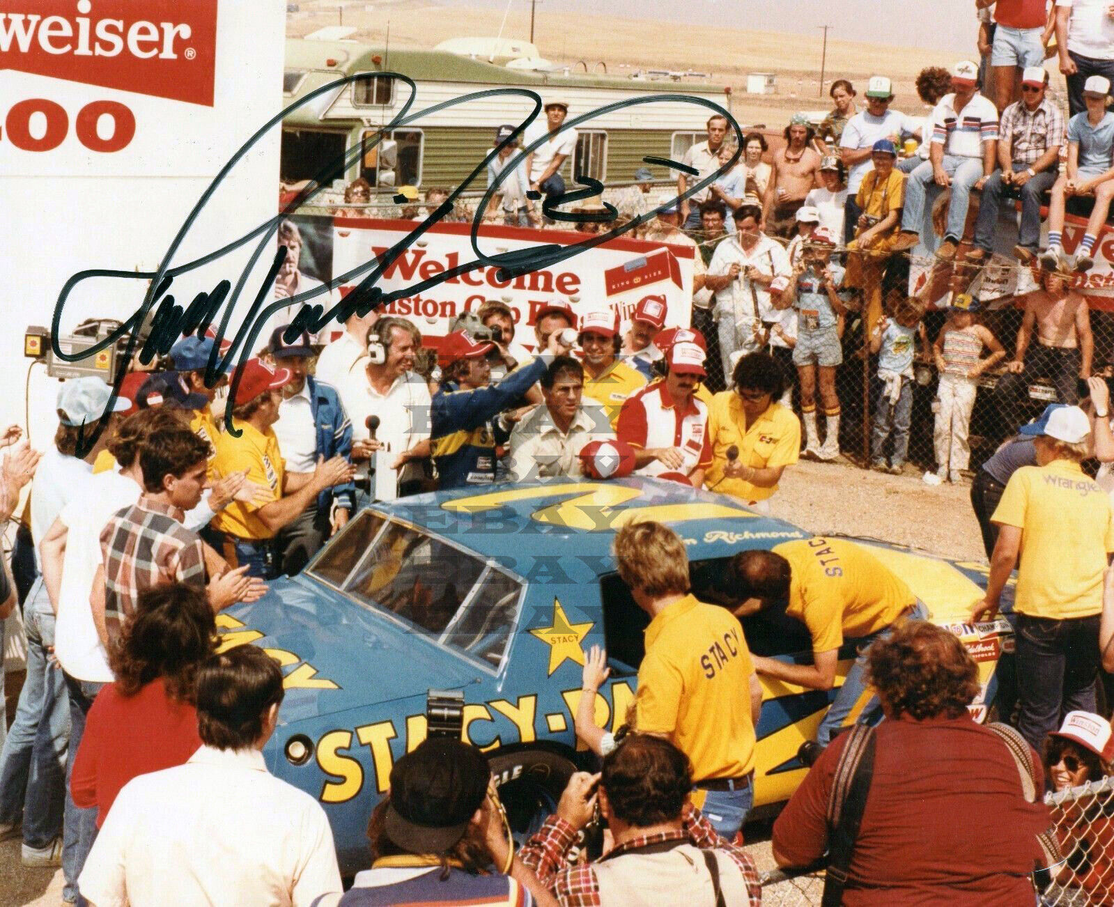 Tim Richmond Nascar Signed Autographed 8x10 Photo Poster painting Reprint