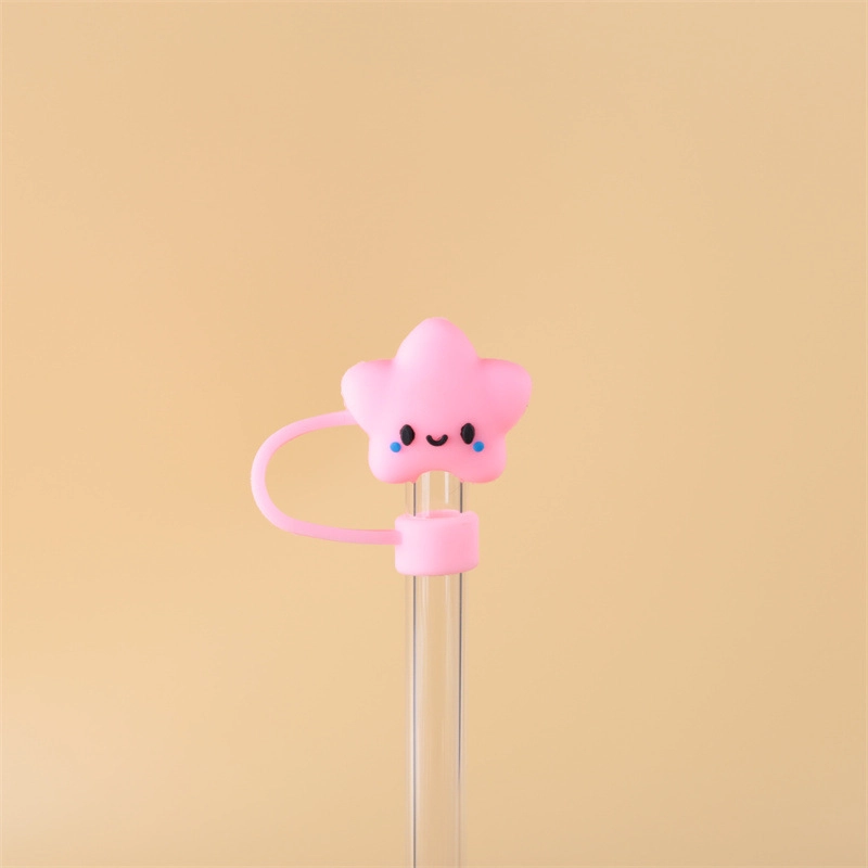 10mm Glass Straw Cap Dust Cover Stainless Steel Straw Dust Cover Dust Plug 10mm Large Diameter Milk Tea