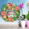 DIY Diamond Painting Garland Snowman Rhinestone Hanging Wreath Set 
