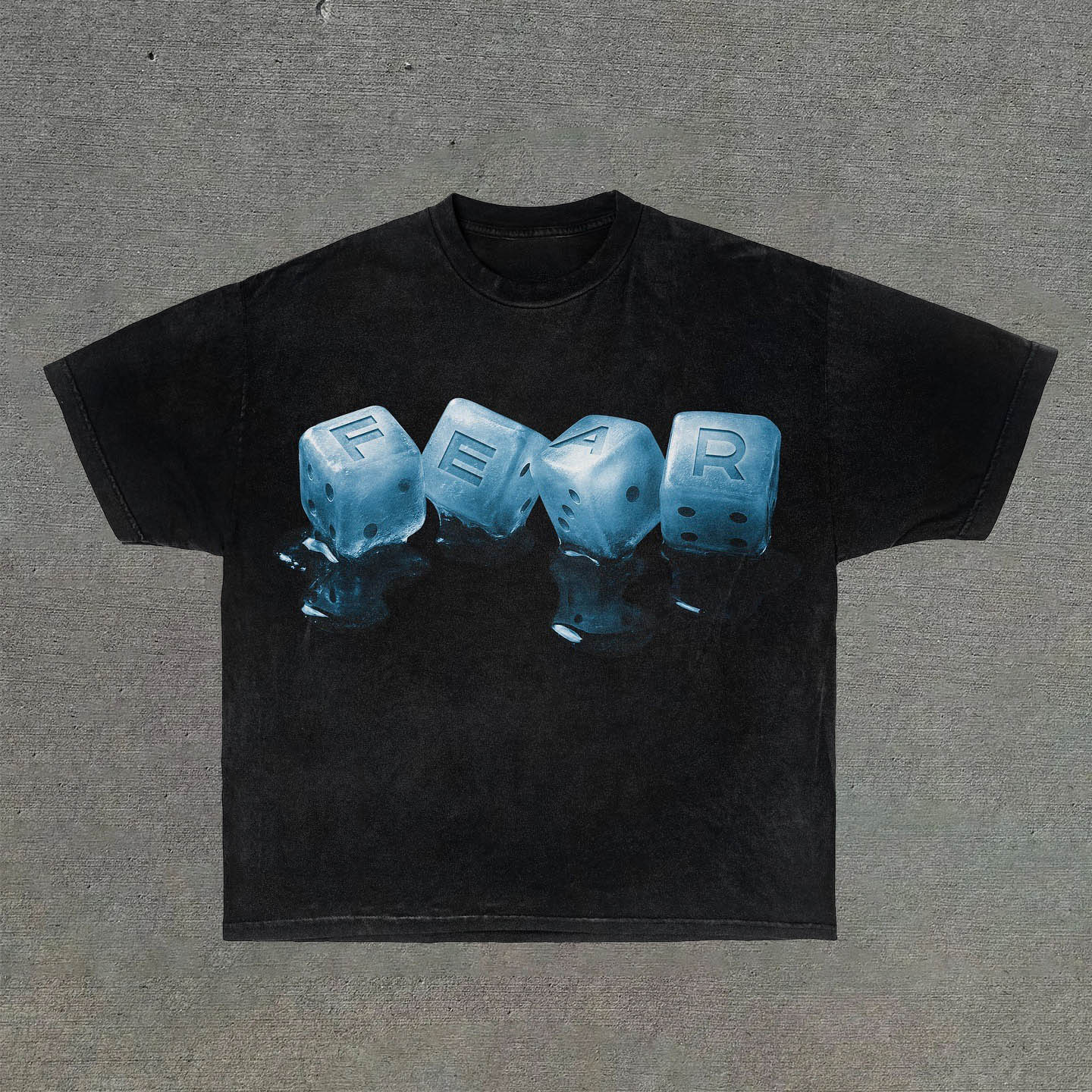 Crystal Cube Fear Cotton Short Sleeve T-Shirt