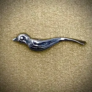 pornhint Pornhint BIRD1ss Sterling Bird Heishe Bead