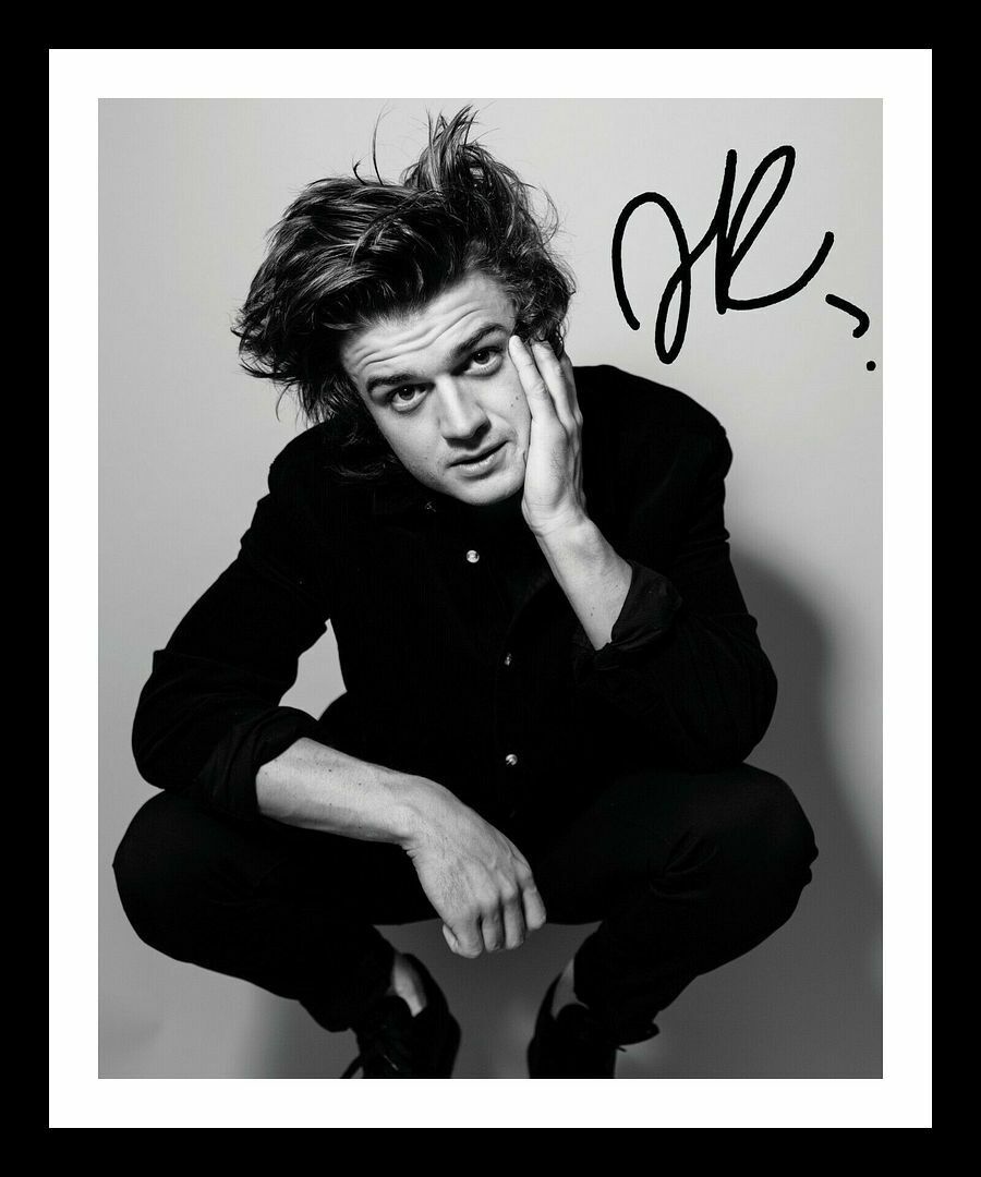 Joe Keery Autograph Signed & Framed Photo Poster painting 1