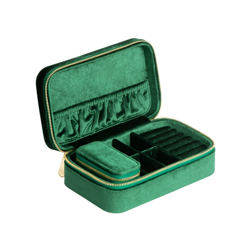 Vacation Solid Color Flannel Jewelry Boxes